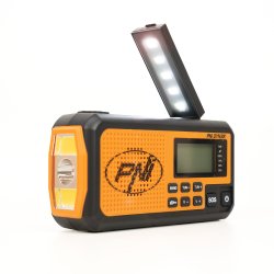 Ekspedisjonsradio Portable radio PNI DYN300, with dynamo, solar charge, flashlight, powerbank 4000 