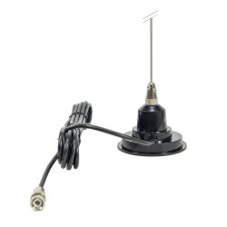 VHF300 magnet antenne med 4m kabel og plugg 134 - 174 MHz, 136 cm