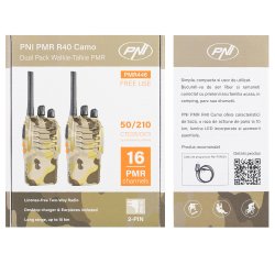 PMR R40 Camo portable radio station, set of 2, 0.5W