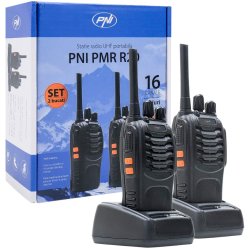 Lisensfrie radioer i par med 16 kanaler