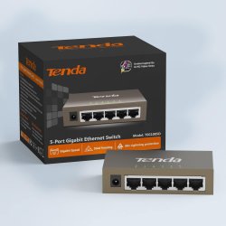 Tenda TEG1005D 5 Port Gigabit Ethernet Switch, Unmanaged Network Switch
