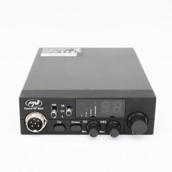 CB PNI radio station HP 8024 Escort with adjustable ASQ and 12V-24V power supply
