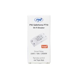 SafeHome PT10 WiFi smart relay, ON / OFF 230V 10A output, internet control
