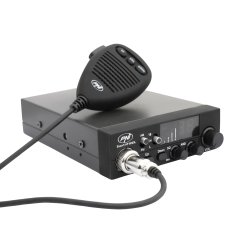CB PNI Escort radio station HP 8000L with adjustable ASQ, 12V, 4W, Lock, lighter plug included