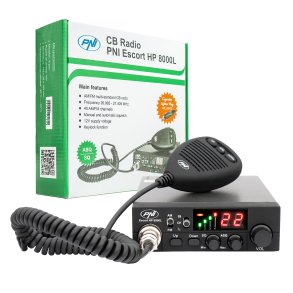 CB PNI Escort radio station HP 8001L ASQ includes HS81L headset