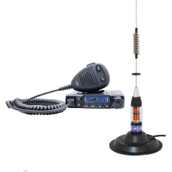PNI  mobilpakke med mobilantenne 75cm + CIGAR PLUG Mini Multi Channel CB Transceiver 