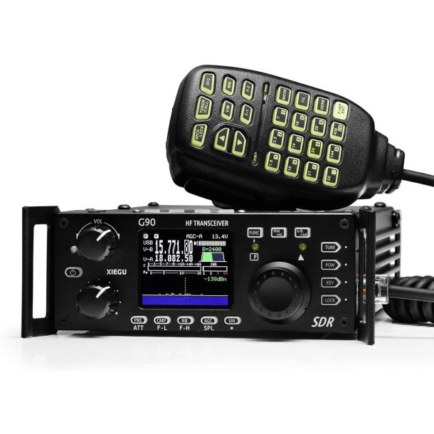 Xiegu G90 HF Radio Transceiver 20W SSB/CW/AM/FM SDR Structure with Built-in Auto Antenna Tuner