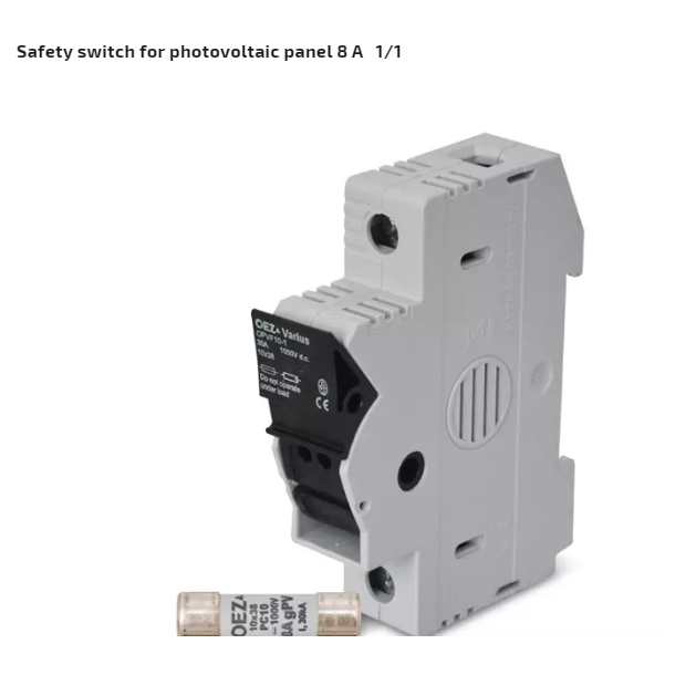 Safety switch for photovoltaic panel 8 A