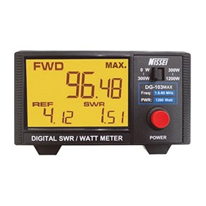 Nissei DG-103-MAX SWR- och PWR-mtare med digitalavlesning
