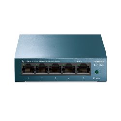 TP-Link LS105G 5-Port 10/100/1000Mbps Desktop Network Switch