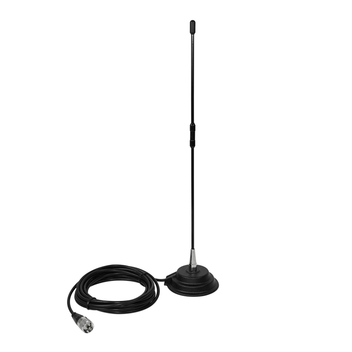 Antenna CB PNI Extra 45 – 45 Cm, SWR 1.0, Base Magnetica E Cavo RG174 4m, Portata 10 Km - 3