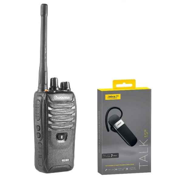 Pack Walkie Wouxun KG-968 &amp; Bluetooth Jabra Talk 15 SE