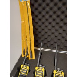 TSSD TS-M610 jaktradio med hidden display - 3pack koffert