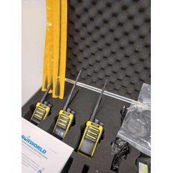 TSSD TS-M610 jaktradio med hidden display - 3pack koffert