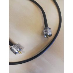 100cm Rg 58 MED uhf Han plugg, Norskprodusert hy kvalitet         