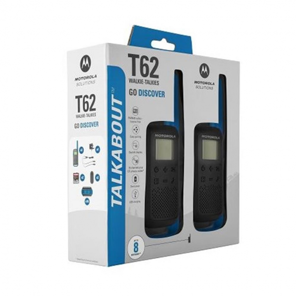Motorola Talkabout T62 twin-pack + lader bl