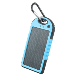 Setty solar power bank 5000 mAh blue
