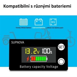 Panel meter - battery indicator 12-72V 