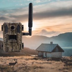 Hunting 751 PRO kamuflasje videoovervkingskamera, 16MP, 4G LTE, GPS, Night Vision, usynlige lys