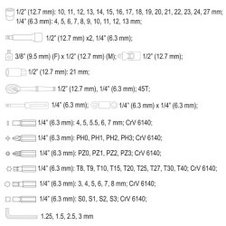 Gola verktysett 72 deler