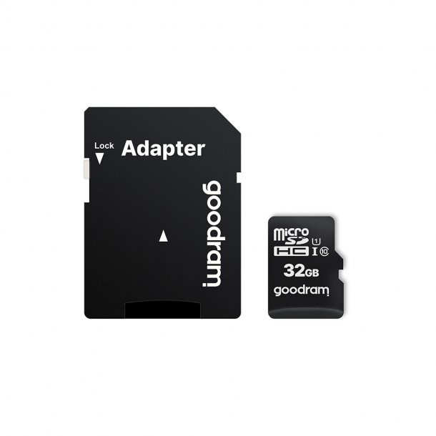 GoodRam microSDHC (32GB | class 10 | UHS I) + adapter