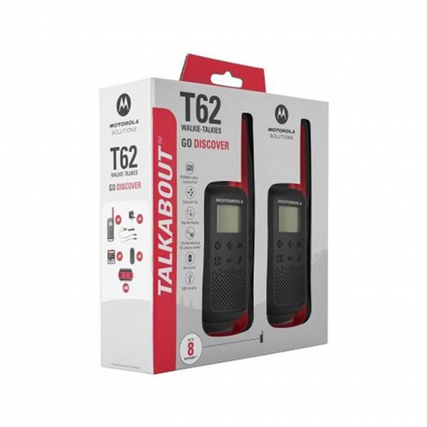 Motorola Talkabout T62 twin-pack + lader rd