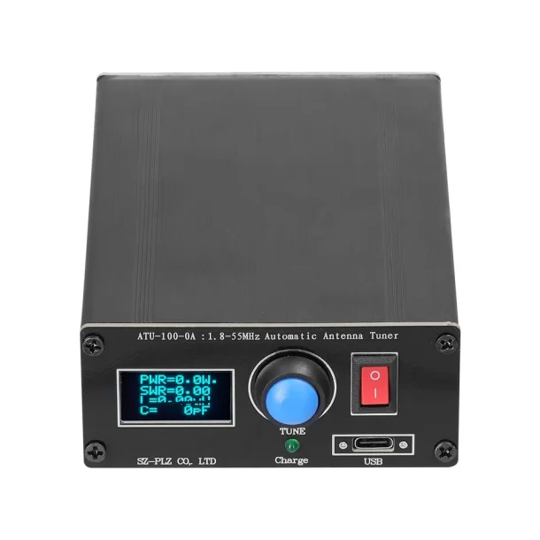 ATU-100 EXT 100W Automatic Antenna Tuner For HF Radio 1.855Mhz 0.96Inch OLED Display