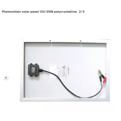 Photovoltaic solar panel 12V/20W polycrystalline