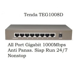 TN-TEG1008D Tenda 8-port Gigabit Ethernet Switch Tenda