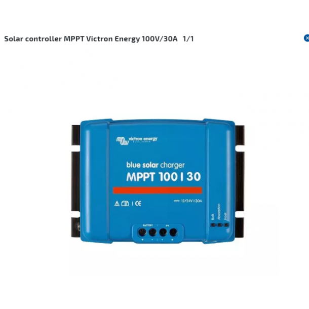 Solar controller MPPT Victron Energy 100V/30A