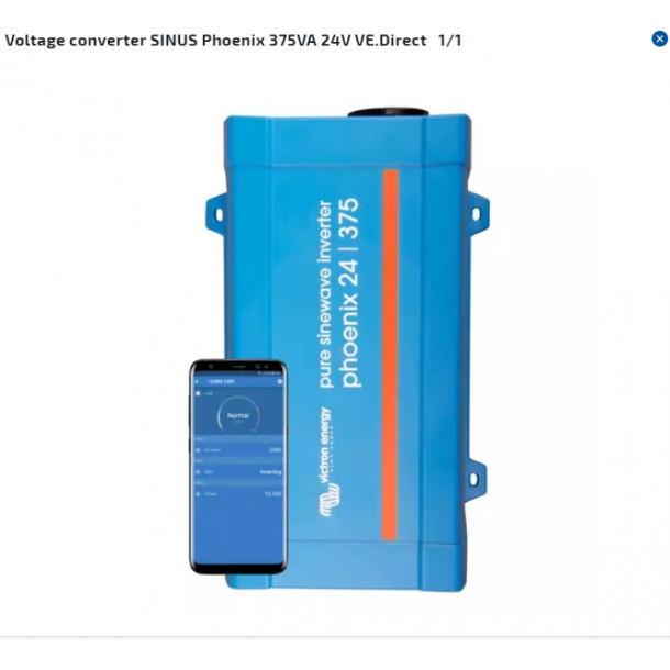 Voltage converter SINUS Phoenix 375VA 24V VE.Direct