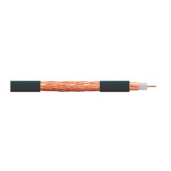 Coaxial cable Nordix CM401 Cu PE black outdoor 100m