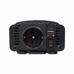 Power inverter GETI GPI 612 12V/230V 600W  MED USB