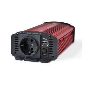 Power inverter GETI GPI 612 12V/230V 600W  MED USB